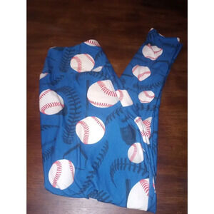 Baseball theme Leggings One size